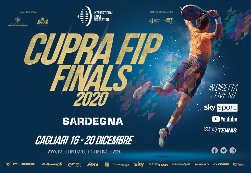 Padel: le Cupra FIP Finals 2020 si svolgono a Cagliari