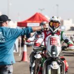 Pierre Cherpin alla partenza della Dakar 2021