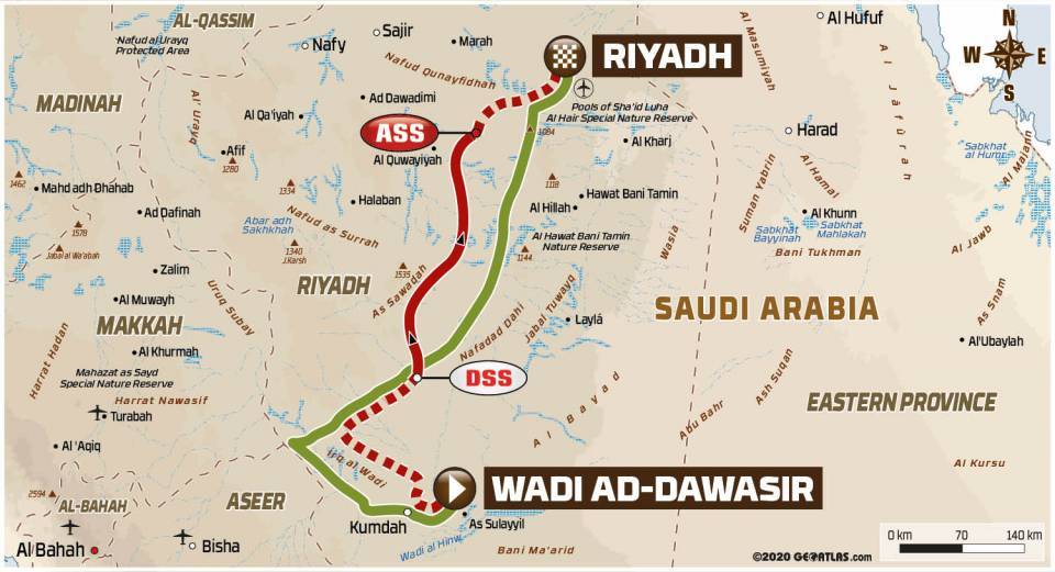 Dakar 2021: risultati tappa Wadi Ad-Dawasir - Riyadh 6 gennaio 2021 Dakar 2021: risultati tappa Wadi Ad-Dawasir - Riyadh 6 gennaio 2021