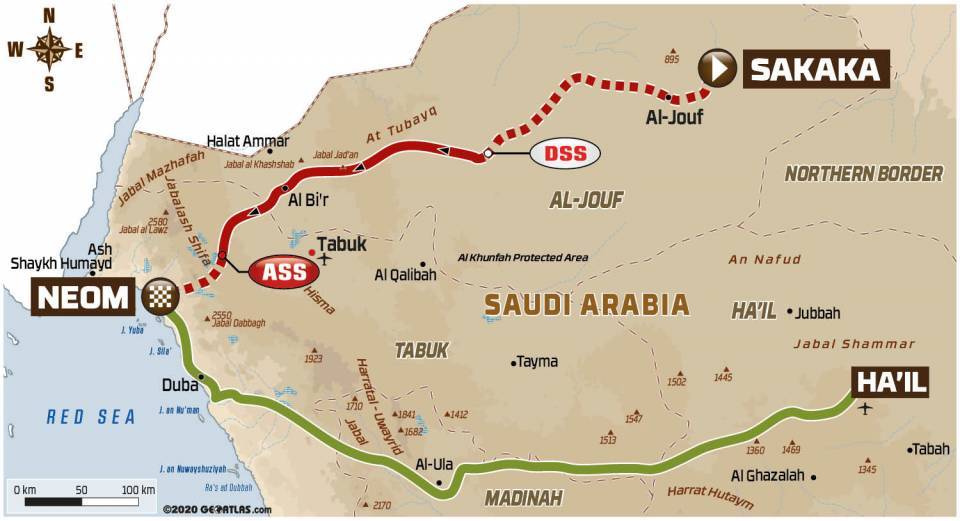 Dakar 2021: risultati tappa Sakaka - Neom 11 gennaio 2021