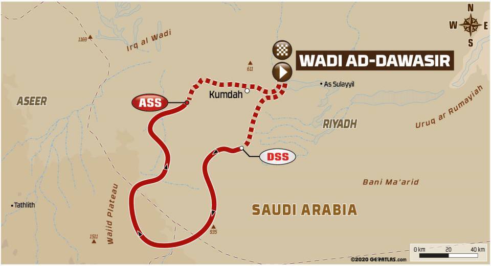 Dakar 2021: risultati tappa Wadi Ad-Dawasir - Wadi Ad-Dawasir 5 gennaio 2021
