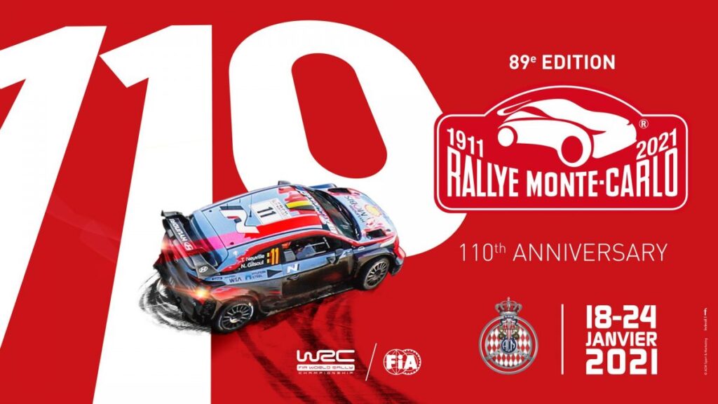 Rally Montecarlo 2021 - La locandina