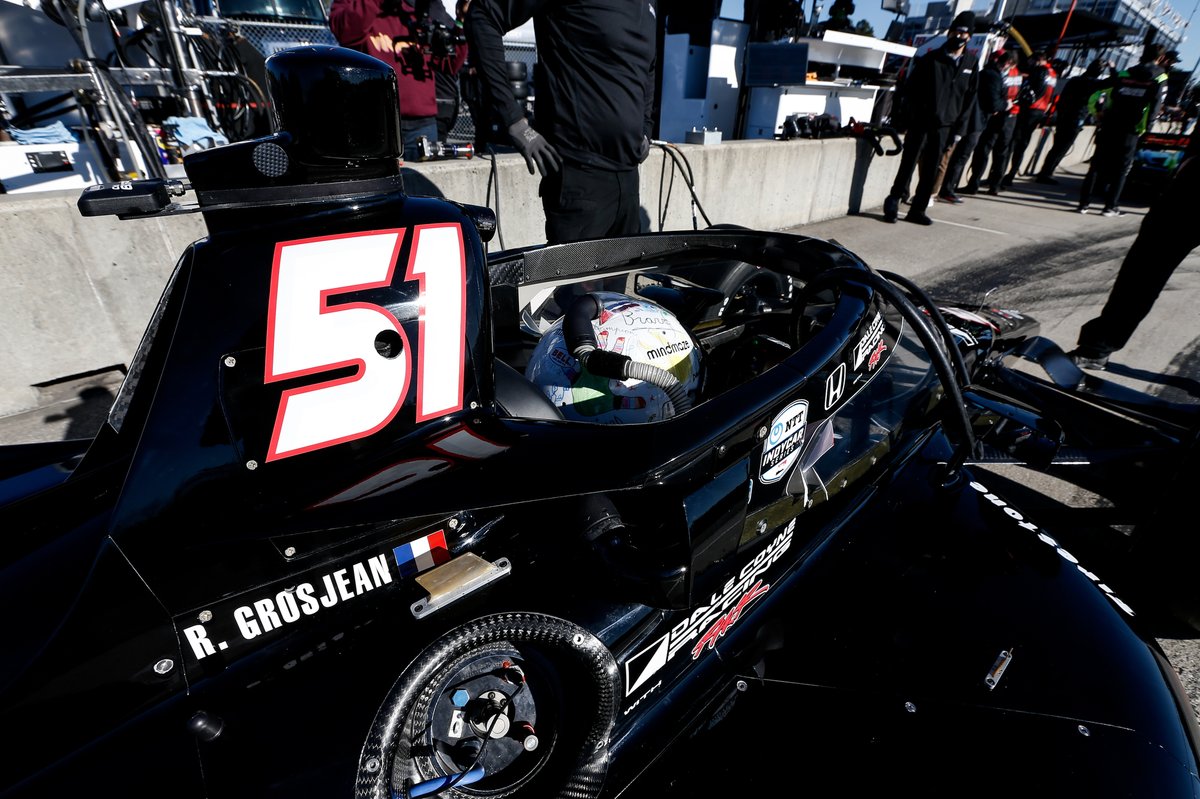 Romain Grosjean ha provato la IndyCar Romain Grosjean ha provato la IndyCar