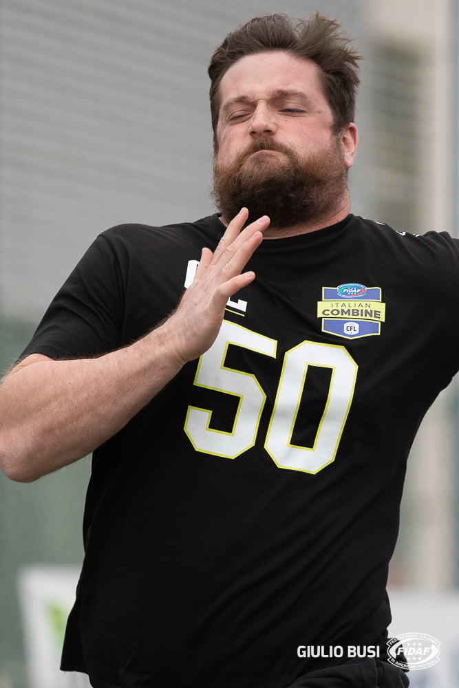 Successo per la seconda combine FIDAF-CFL Andrea Grillo durante il Combine