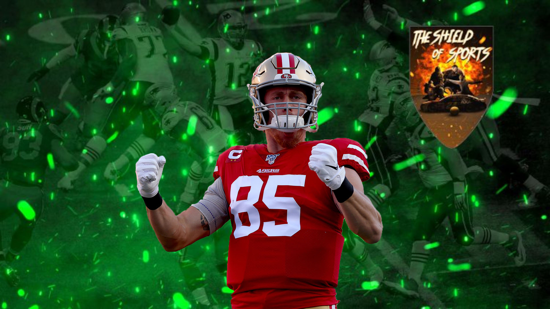 George Kittle difende Jimmy Garoppolo