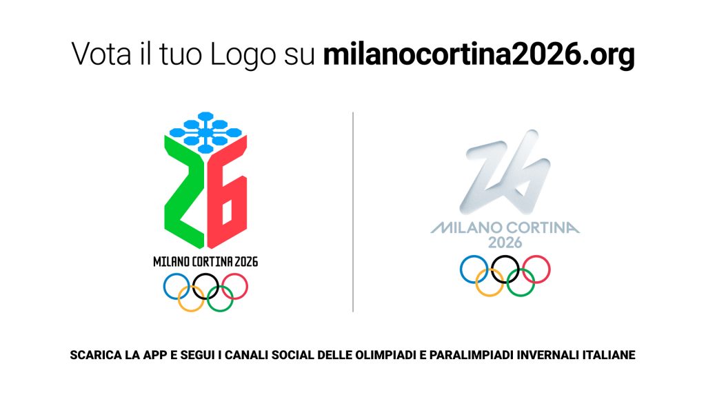 Milano-Cortina 2026: scegli il logo online fino al 21 marzo
