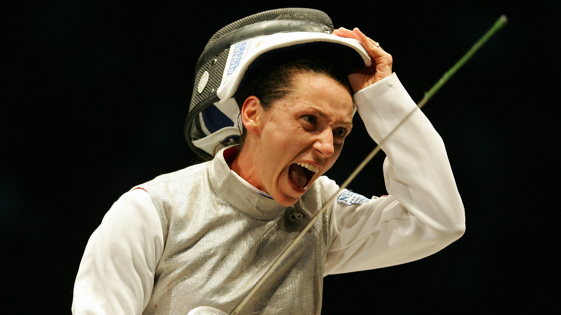 Valentina Vezzali ringrazia le sue avversarie