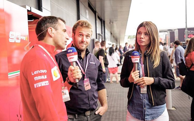 Davide Valsecchi, assieme a Marc Genè e Federica Masolin