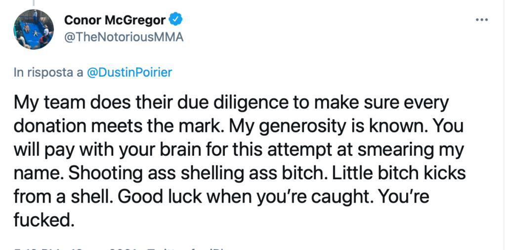McGregor vs Poirier 3: il match è saltato?