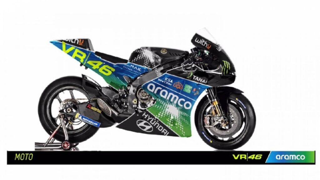 Il team Aramco VR46 in MotoGP dal 2022