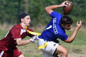 I campionati di Flag Football sono alle battute finali (Crediti della foto: Alessandro Faggioli)