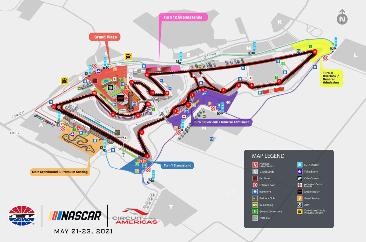 Il Circuit of The Americas fà il suo esordio in NASCAR. Sarà una sfida per tutti i piloti