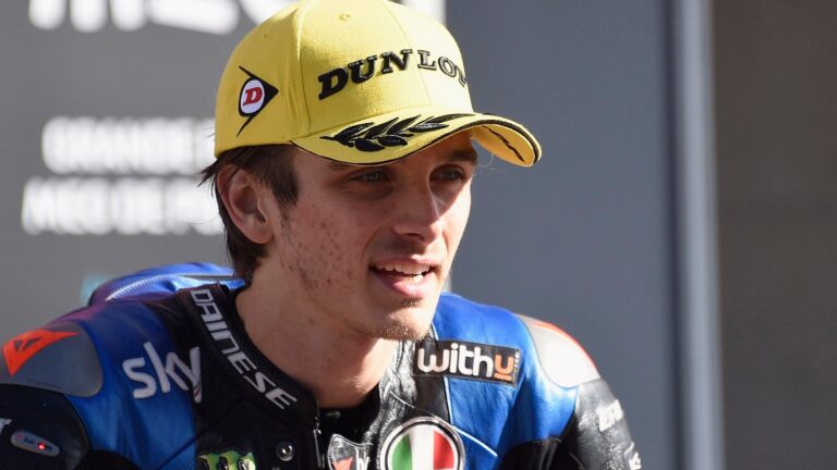 Luca Marini correrà con una livrea tricolore al Mugello