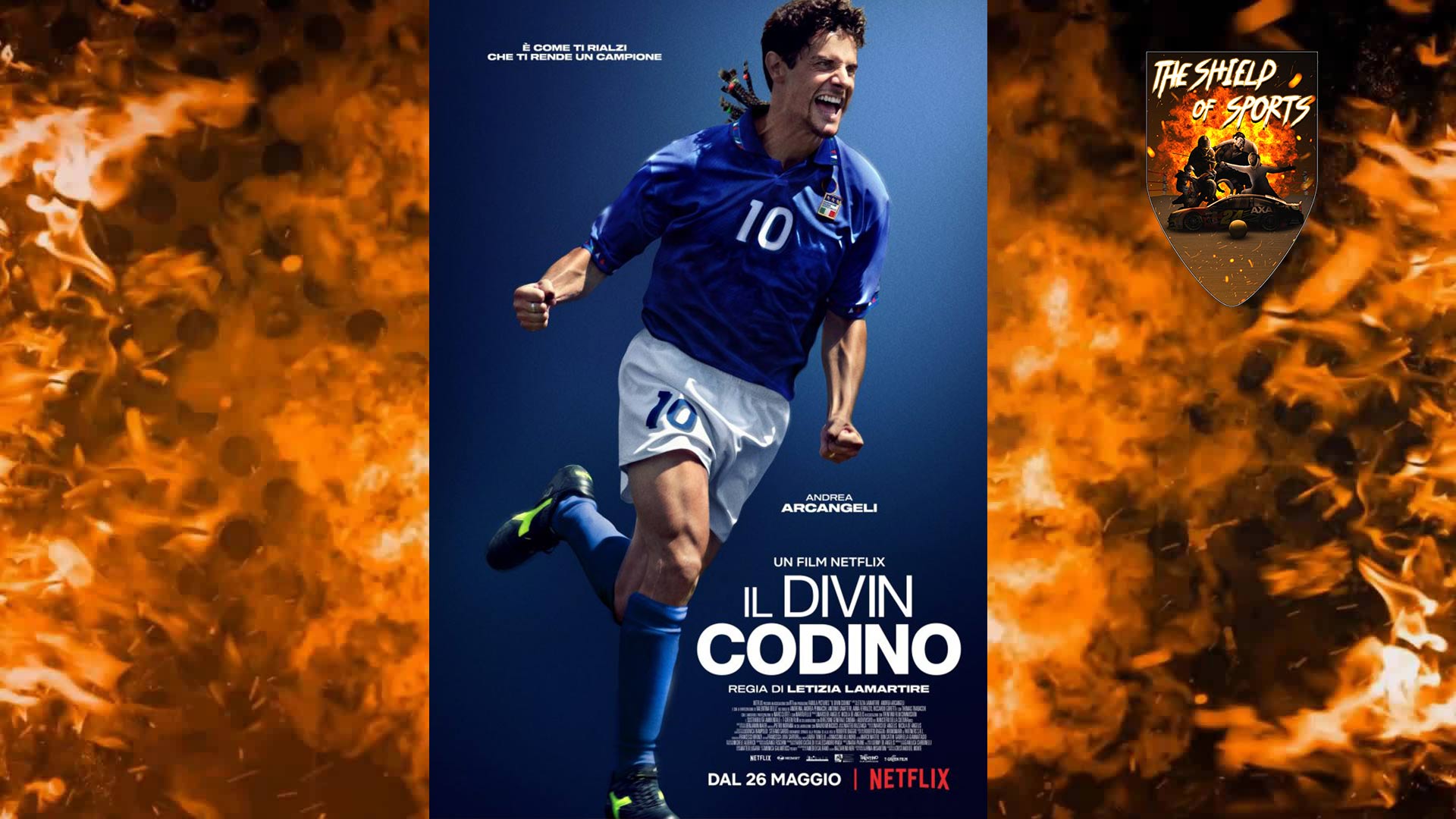 Il Divin Codino è da oggi disponibile su Netflix