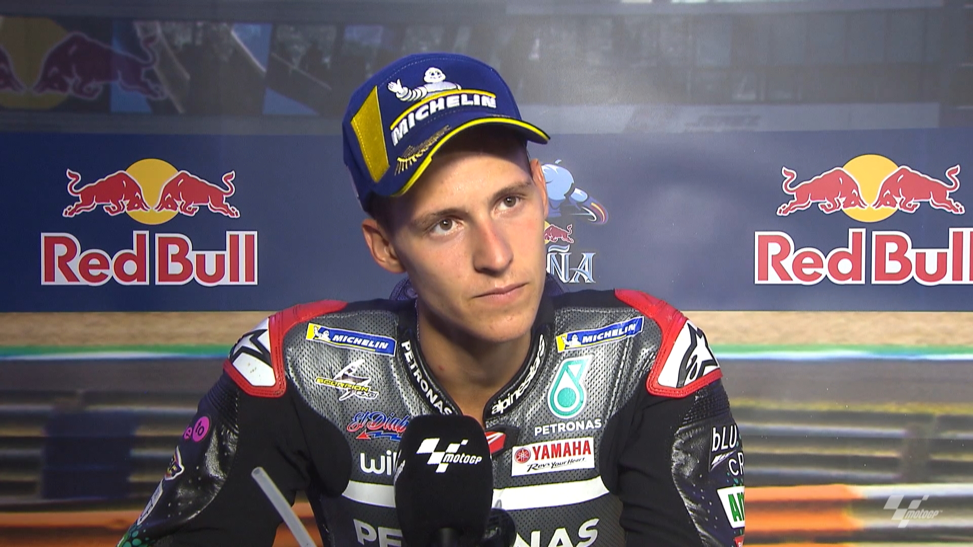 Fabio Quartararo protesta contro il traffico in MotoGP