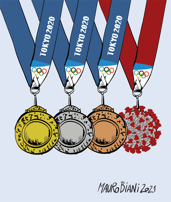 Cerimonia di apertura delle Olimpiadi di Tokyo 2020 Cerimonia d'apertura delle Olimpiadi di Tokyo 2020