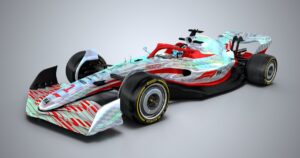 Un immagine della monoposto di Formula 1 2022