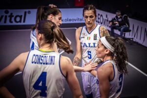 Le ragazze del 3x3 debutteranno a Tokyo 2020 con altre sette nazionali