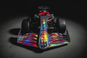 Formula 1: ecco le immagini della monoposto 2022 Una vista anteriore della monoposto di Formula 1 per il 2022