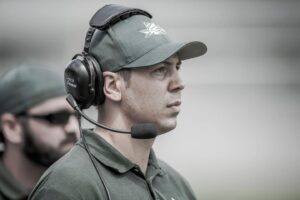 Stefan Pokorny è il nuovo Head Coach dei Seamen Milano dalla stagione 2022 Stefan Pokorny con la divisa dei Danube Dragons (Crediti: Hannes Jirgal)
