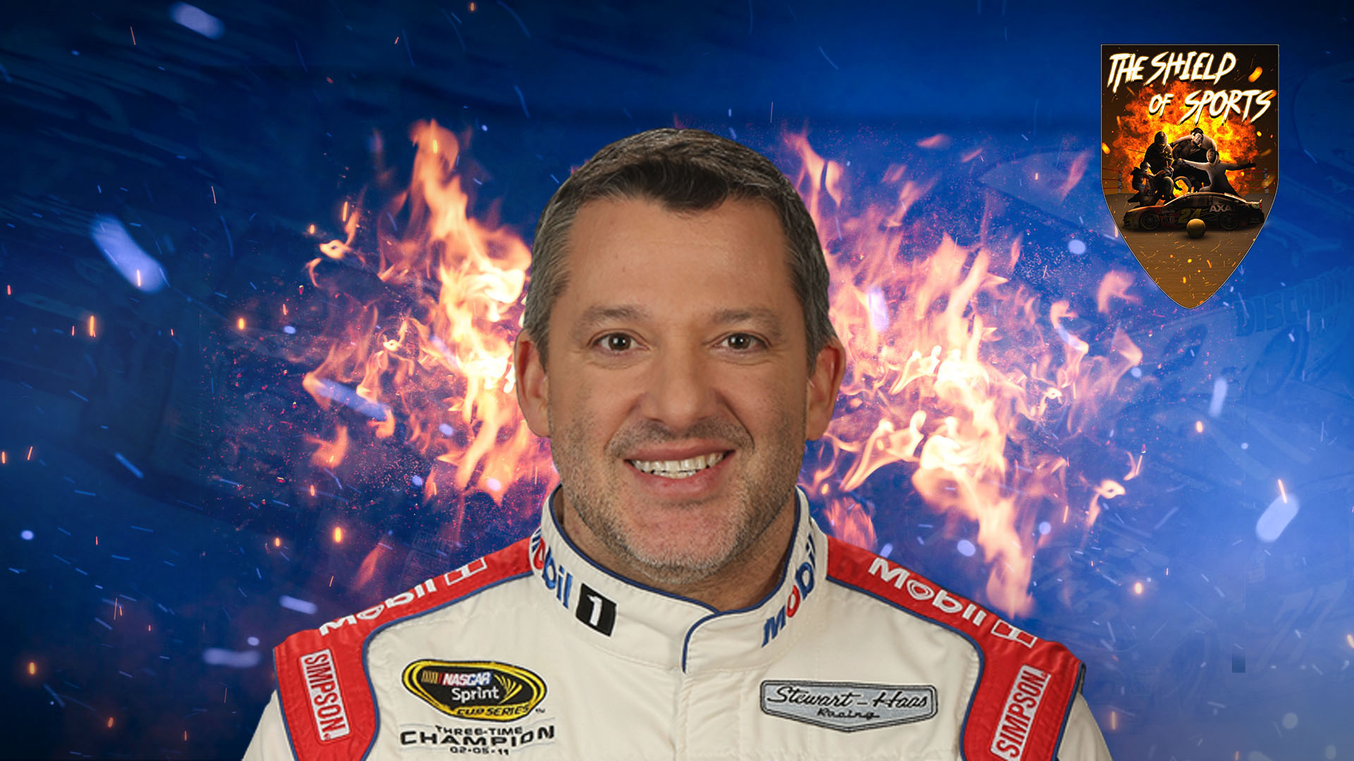 Tony Stewart arrabbiato con il suo team NASCAR
