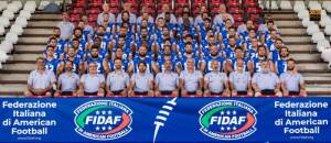 FIDAF: Ufficializzate data e orario della finale con la Svezia La Nazionale FIDAF in posa per la foto istituzionale (Crediti: FIDAF/CUBO Photo Milano)