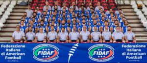 La Nazionale FIDAF in posa per la foto istituzionale (Crediti: FIDAF/CUBO Photo Milano)