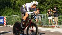 Filippo Ganna si allena a Montichiari in vista dei Mondiali 2021