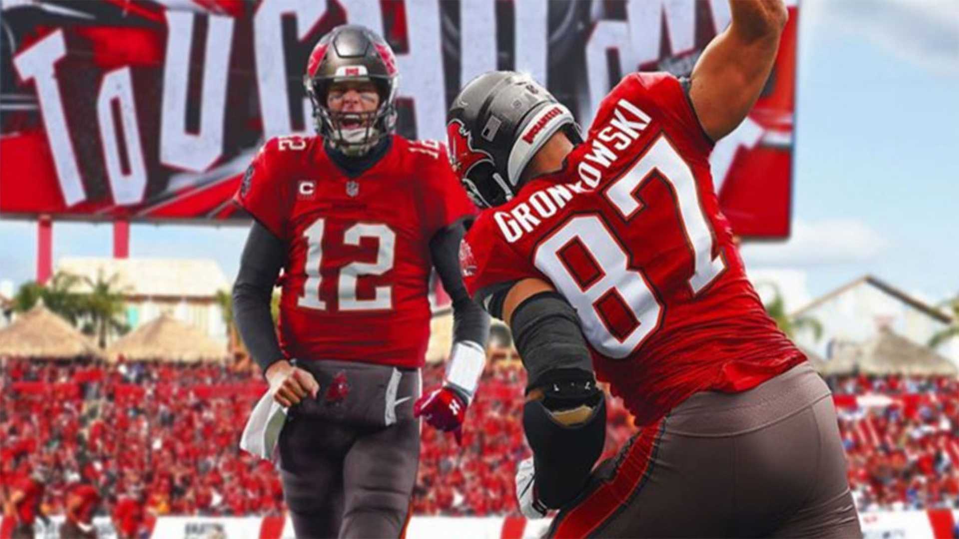 Tom Brady e Rob Gronkowski, due futuri hall of famers alla conquista della Florida