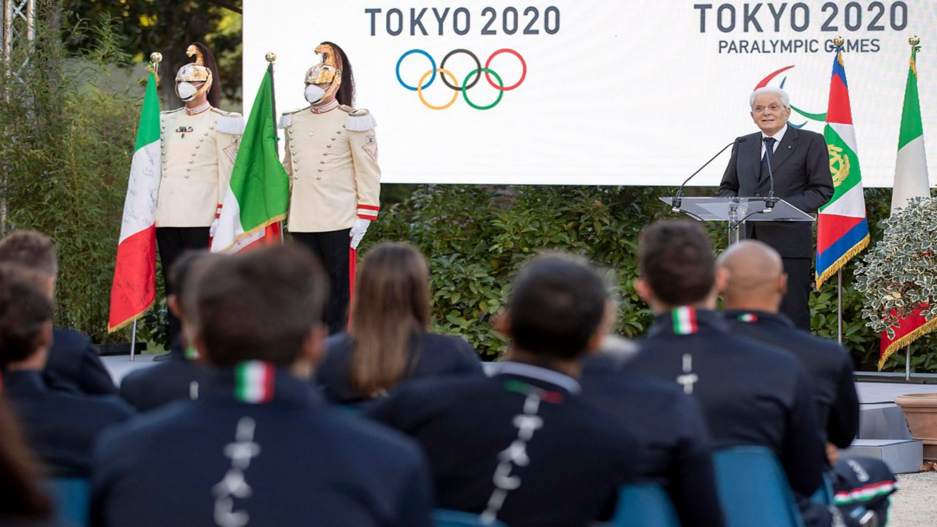 Campioni olimpici e paralimpici da Draghi e Mattarella