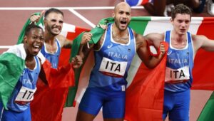 La Magica Estate Sportiva Italiana 2021 Fausto Desalu, Lorenzo Patta, Marcell Jacobs e Filippo Tortu nella leggenda