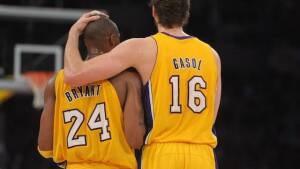 Kobe Bryant e Pau Gasol, amici dentro e fuori dal campo