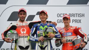 Intervista a Danilo Petrucci, pilota del KTM Tech3 Racing Team in MotoGP Il podio tutto italiano di Silverstone 2015, con Danilo Petrucci secondo