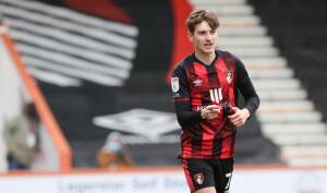 David Brooks ha il linfoma di Hodgkin David Brooks con la maglia del suo club (Crediti: Bournemouth Echo)