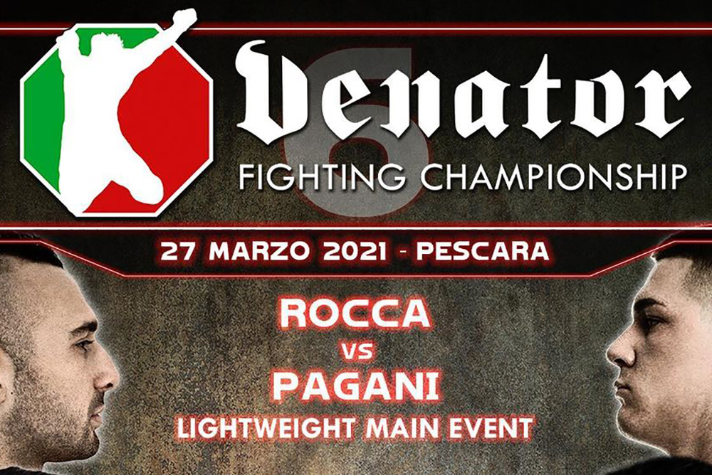Venator FC 6, la card completa dell’appuntamento del 27 marzo Venator FC 6, la card completa dell’appuntamento del 27 marzo