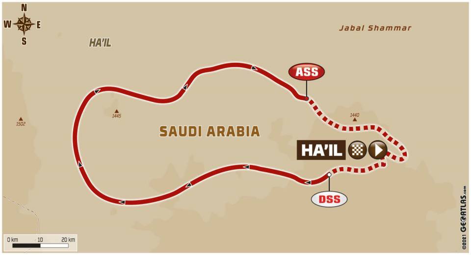 Anteprima Dakar 2022 Stage 1: Hail - Hail - 02-01-2022 Dakar 2022: la mappa dello stage 1