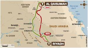 Anteprima Dakar 2022 Stage 4: Al Quaisumah - Riyadh 5-1-2022 Dakar 2022 Stage 4: il percorso della tappa