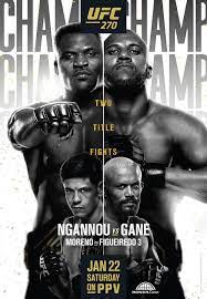 UFC 270: Ngannou vs. Gane anteprima UFC 270: la locandina dell'evento