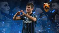 Malinovskyi segna ed esulta con la maglia #NoWar