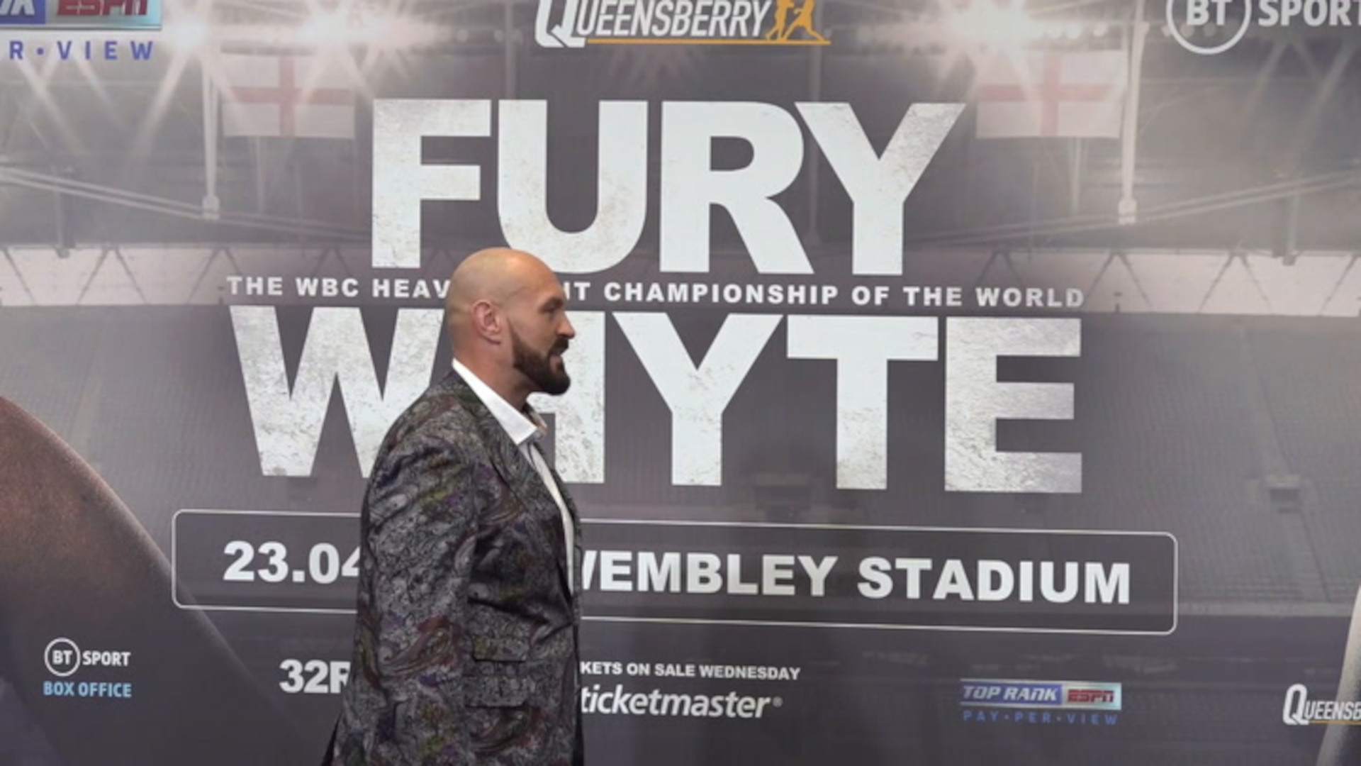 Dillian Whyte assente alla conferenza per il match con Fury