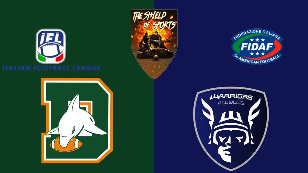 IFL 2022: I Dolphins Ancona battono in rimonta i Warriors Bologna