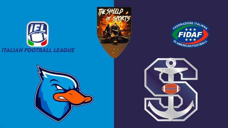 IFL 2022: Seamen Milano a valanga sui Ducks Lazio
