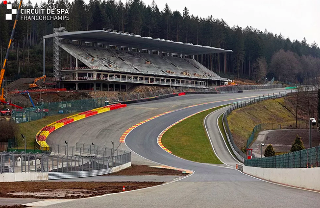 Spa-Francorchamps: terminati i lavori sulla pista belga Eau Rouge/Radillon
