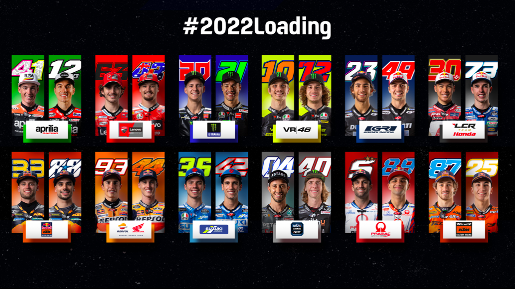 MotoGP: GP Qatar 2022 - Anteprima Entry List 2022