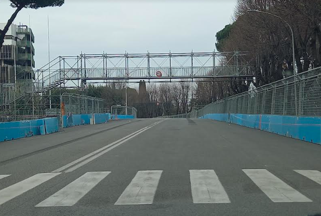 Roma E Prix Finish Line