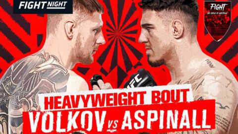 UFC London: Volkov vs Aspinall risultati