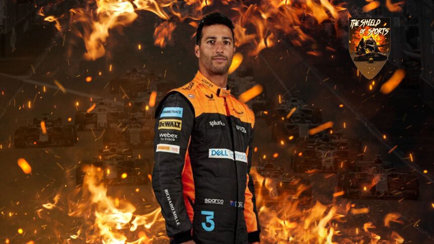 Daniel Ricciardo: gesto della pistola prima di un sorpasso
