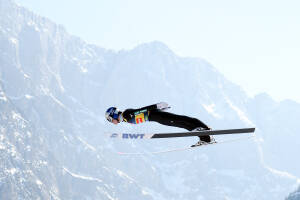 Ryoyu Kobayashi in azione a Planica (Crediti: Julia Robel)