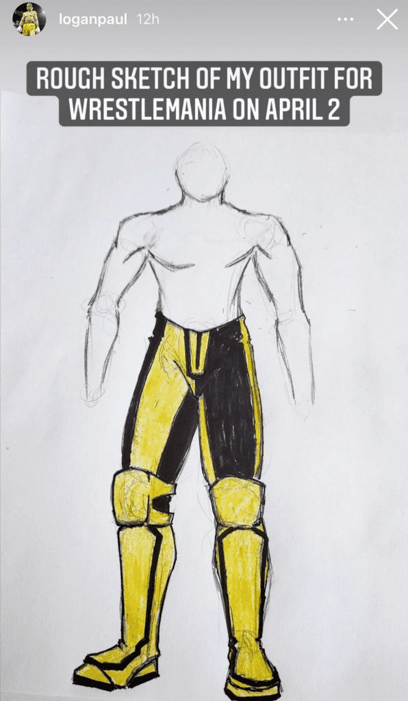 Logan Paul rivela il suo abbigliamento per WrestleMania 38