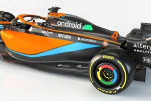La livrea dell'auto di Formula 1 con il nuovo sponsor (Crediti: McLaren)
